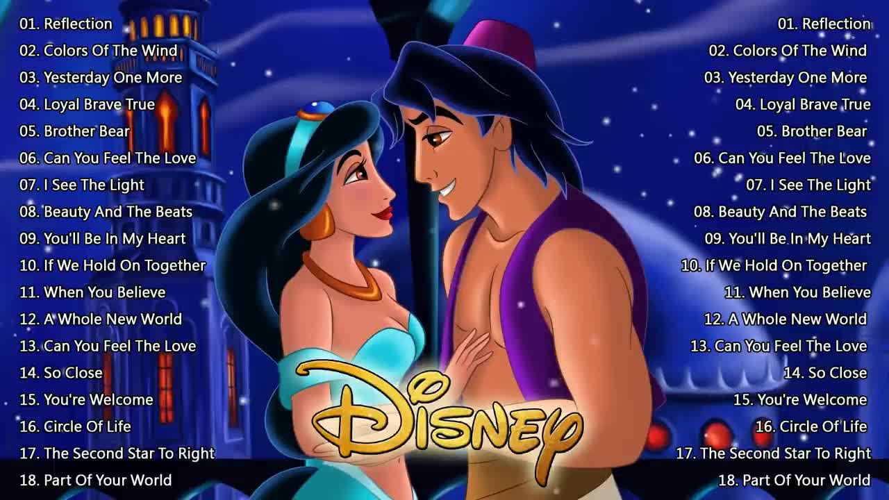Walt Disney Songs Collection 2020 - The Most Romantic Disney Songs