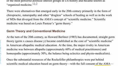Are you aware of how Germ theory was even born