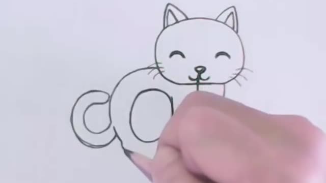 🔴 Very Easy! How to turn Words Cat Into a Cartoon Cat. (Wordtoons) learning step by step for kid