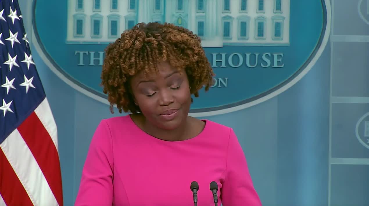 A reporter asks if the scarcity of press conferences from Biden has led to misinformation