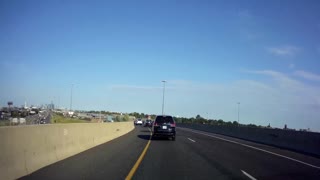 Dash Cam Catches Plastic Hitting Our Car