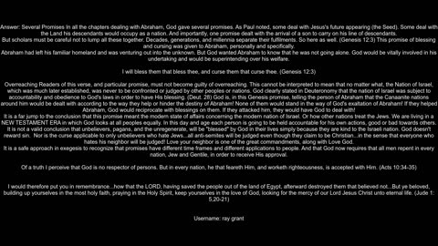 Pertaining to Genesis 123 quotI will curse those who curse youquot is God referring only to unbelie