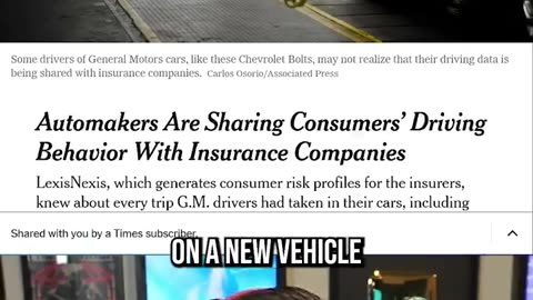 Automakers Are Recording Your Driving Habits