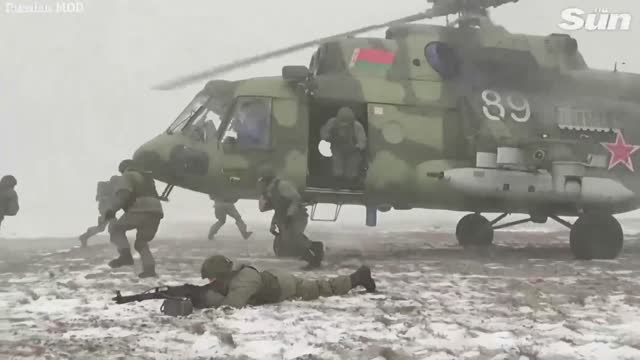 yt1s.com - Russian and Belarusian military carryout missile drills at Ukraine border