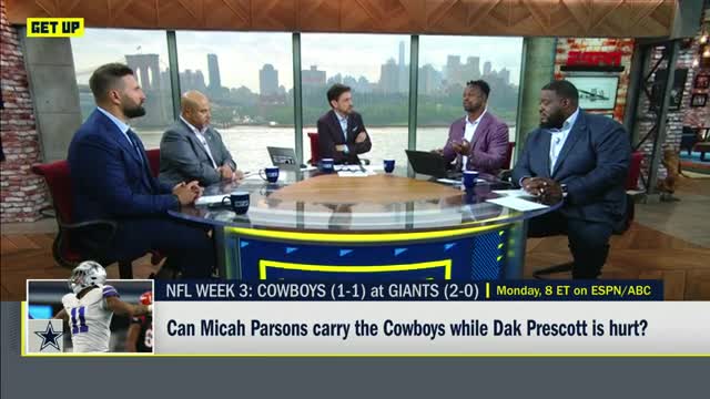 Can Micah Parsons carry the Dallas Cowboys while Dak Prescott is hurt? | Get Up