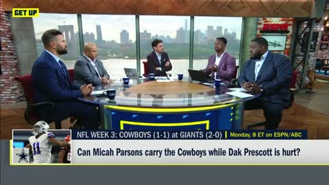 Can Micah Parsons carry the Dallas Cowboys while Dak Prescott is hurt? | Get Up
