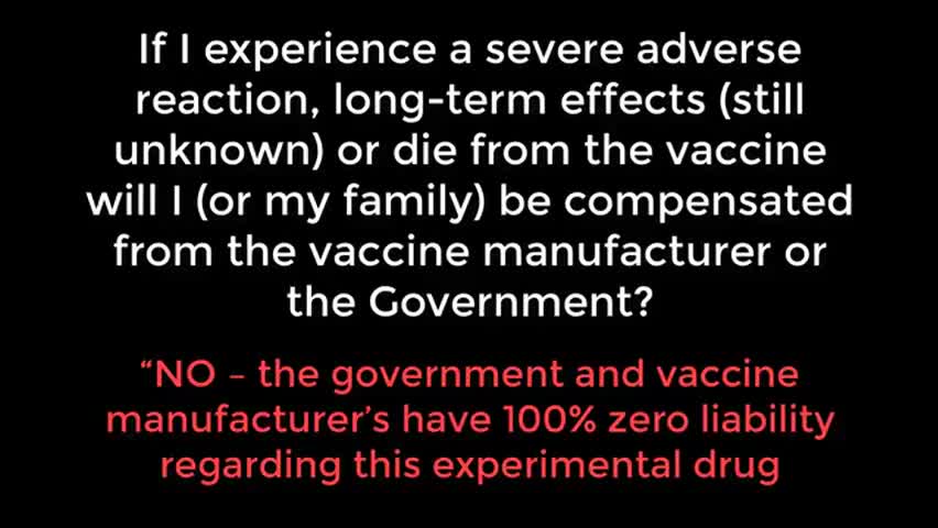 Facts about the "vaccine" jab, MOST DO NOT WANT TO KNOW!