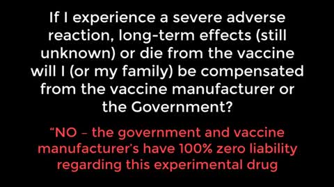 Facts about the "vaccine" jab, MOST DO NOT WANT TO KNOW!