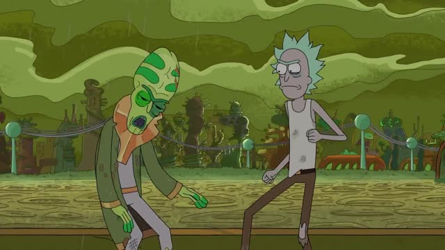 Rick fights Zeep-#Rick and Morty Shorts