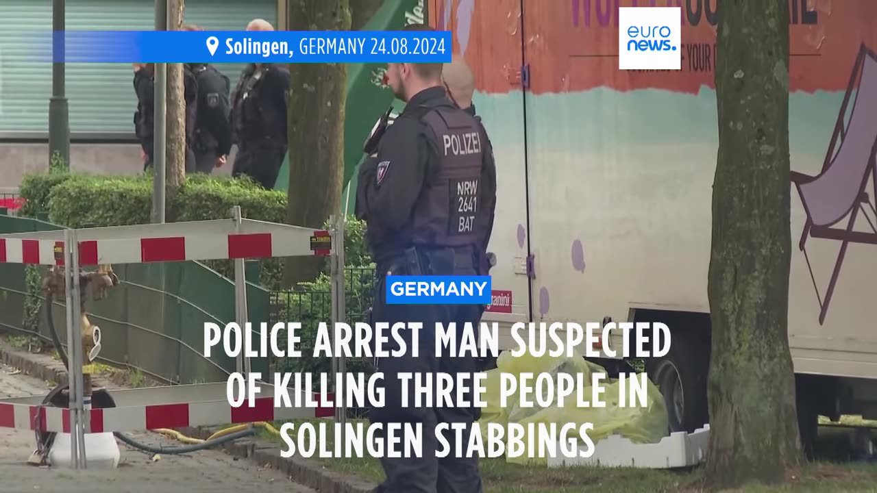 German police arrest man suspected of killing three people in Solingen