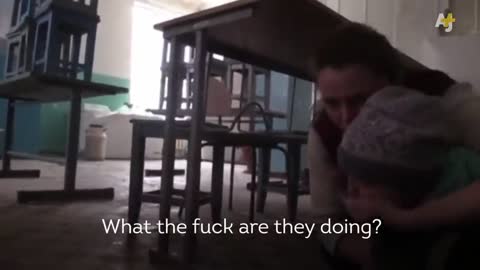 Bombing In Ukraine (Raw Footage)