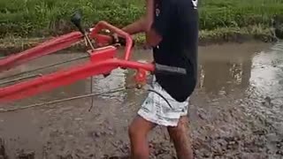 The young tracktor operator