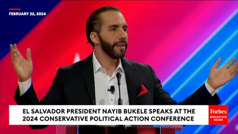 El Salvador President Nayib Bukele Warns Of 'Dark Forces' In Anti-Crime Speech At CPAC