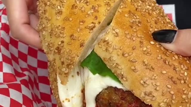 You can’t go wrong with the MEATBALL PARM HERO from Parm!