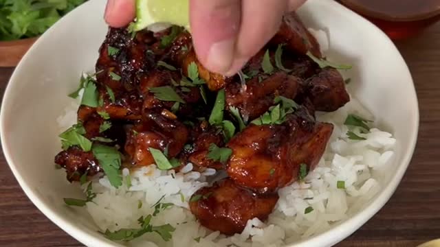 Lemon Juice Braised Pork Rice Bowl Tutorial