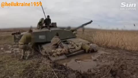 ►🇷🇺🇺🇦🚨‼️ British Challenger2 Tank versus Ukraine Mud