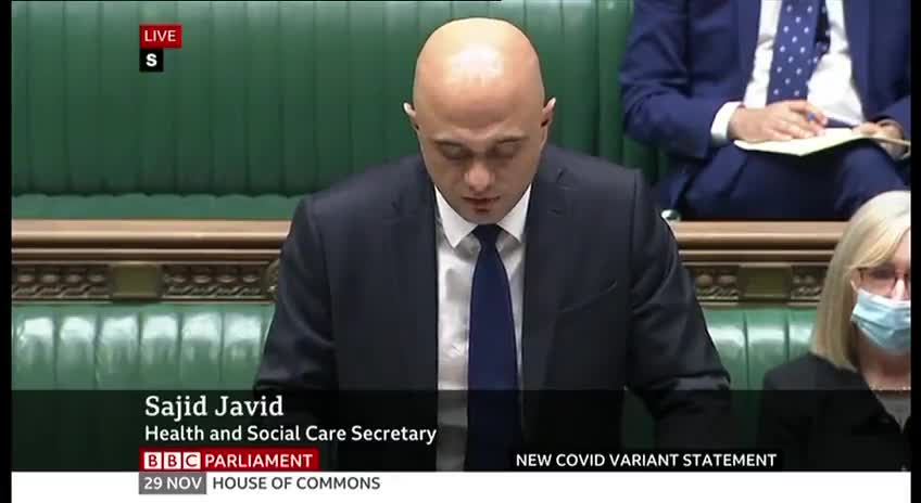 Sajid Javid: Quatro doses e reforços a cada 3 meses (90 dias)