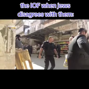THE IOF WHEN JEWS DISAGREE WITH THEM