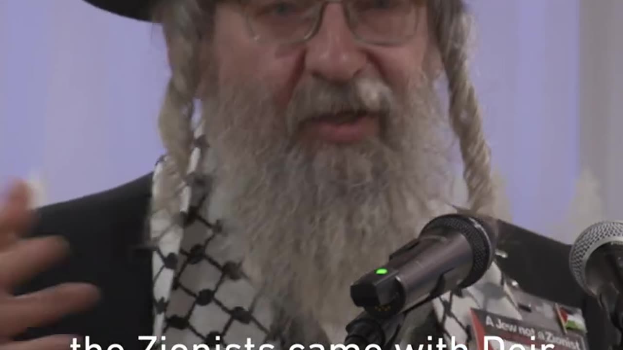 Rabbi says "Judaism cannot accept Zionism"