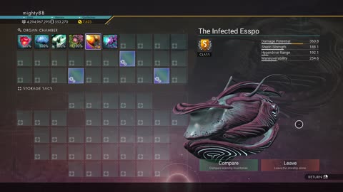 No Man's Sky - The Infested Esspo - Living Ship