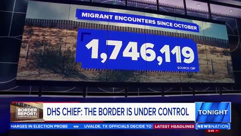 DHS Chief- The border is secure - NewsNation Tonight