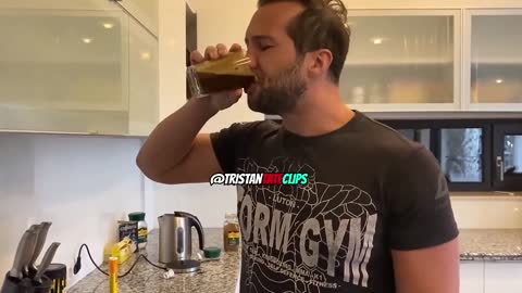 Is Tristan Tate Human? He drank 15 Coffees At Once!