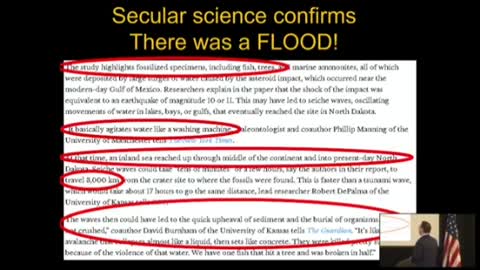 The Flood, Fossils and Science. Dr. Matthew Whiteside