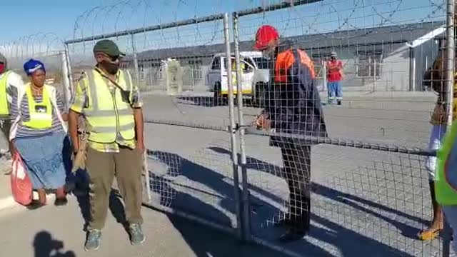 Mfuleni residents closed the gate at Fairdale Primary school