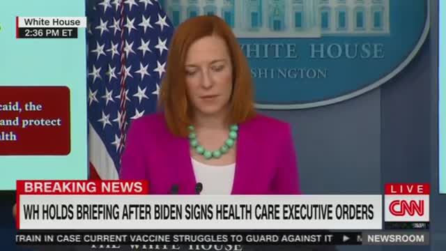 Biden's press secretary is deluding herself in defending executive orders in the US session