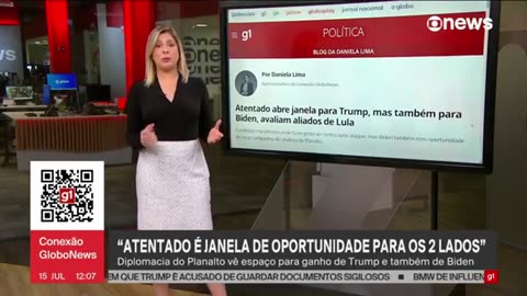 PODE RIR: Daniela Lima culpa Trump pelo atentado torce por Biden e é desmentida ao vivo!