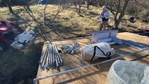 Unboxing White Duck Tent 16x20