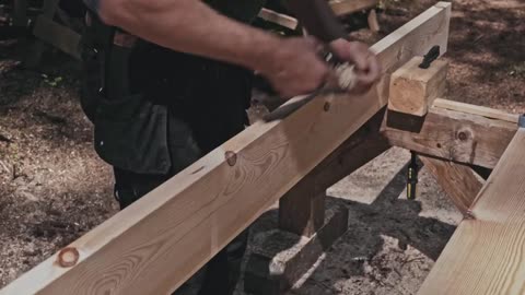 Dovetail Log Cabin Building
