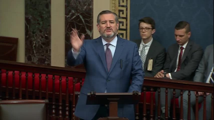 Cruz on the Senate Floor: Pelosi Mask Mandates are Unprecedented, Abusive