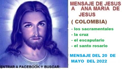 mensaje de jesus a ana maria de jesus - la cruz , el santo rosario