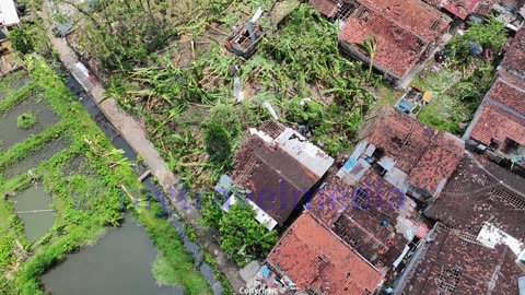 Tornado Damage Indonesia Part 1