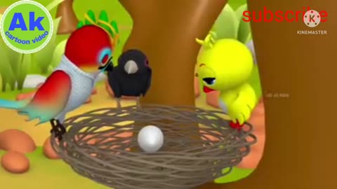Birds cartoon video