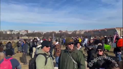 Right Now: Huge crowds are gathering in Washington DC