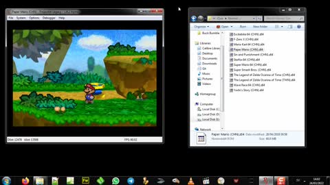 Paper Mario (iQue) With Cheats on Project64 Legacy 1.6.2 Alpha