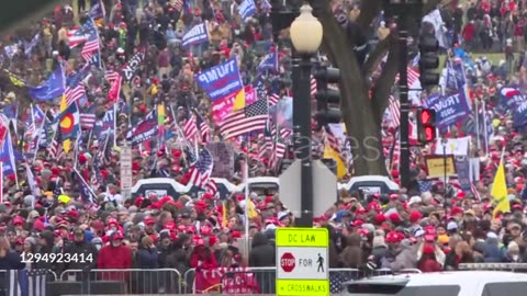 Trump addresses supporters during rally in Washington