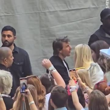 Tom Cruise seen at Taylor Swift's Eras Tour at Wembley