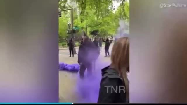 Antifa Thugs attack