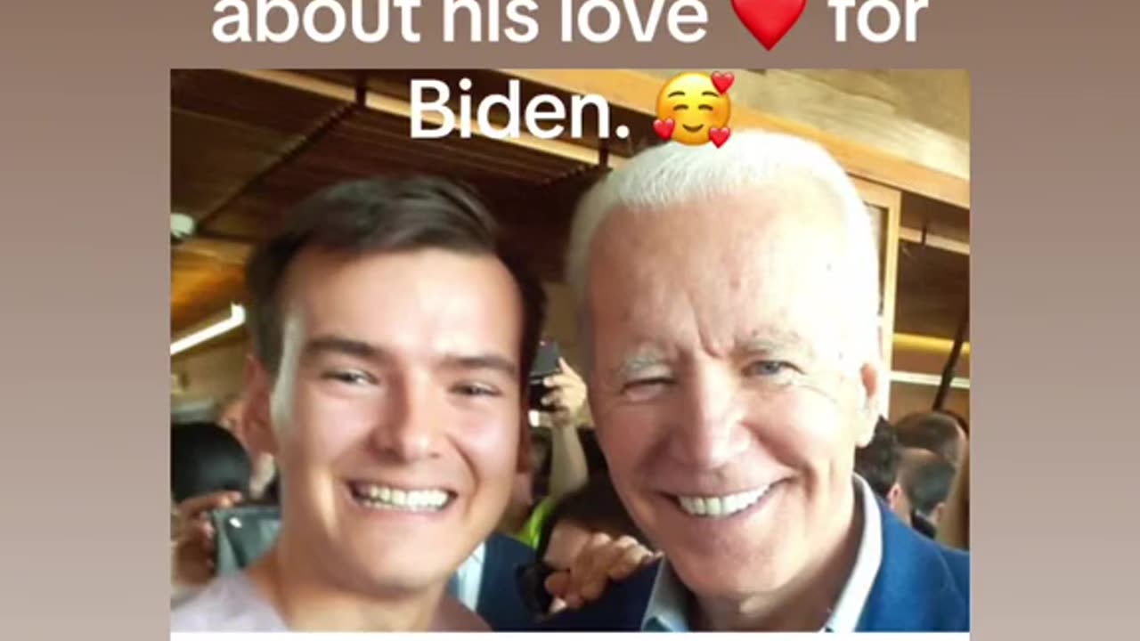 AIDEN CZEROPSKI THE GUY WHO HAD GAY SEX IN THE SENATE WAS VERY PUBLIC ABOUT HIS LOVE FOR BIDEN!