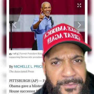 Obama Out Here Giving ’We Bout To Lose’ Speech 😆