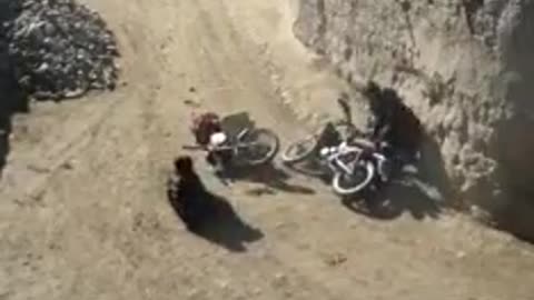 very funny bike accident