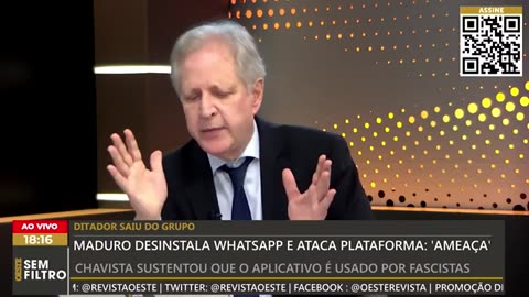 Maduro desinstala o WhatsApp ao vivo e chama plataforma de ameaça