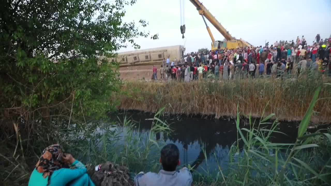 Cerca de un centenar de heridos en un nuevo accidente ferroviario en Egipto