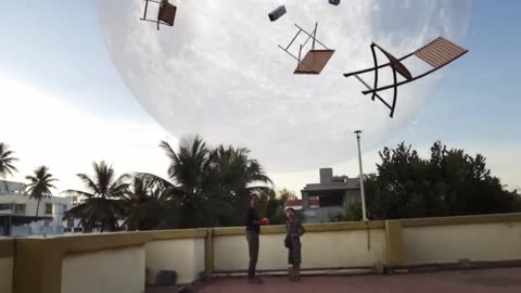 When moon hit to earth