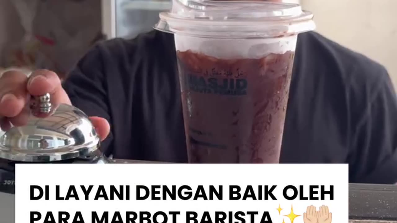 Masjid Sejuta Pemuda - Menyajikan Layanan Barista