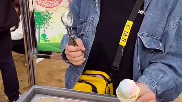 chines ice cream || street ice cream