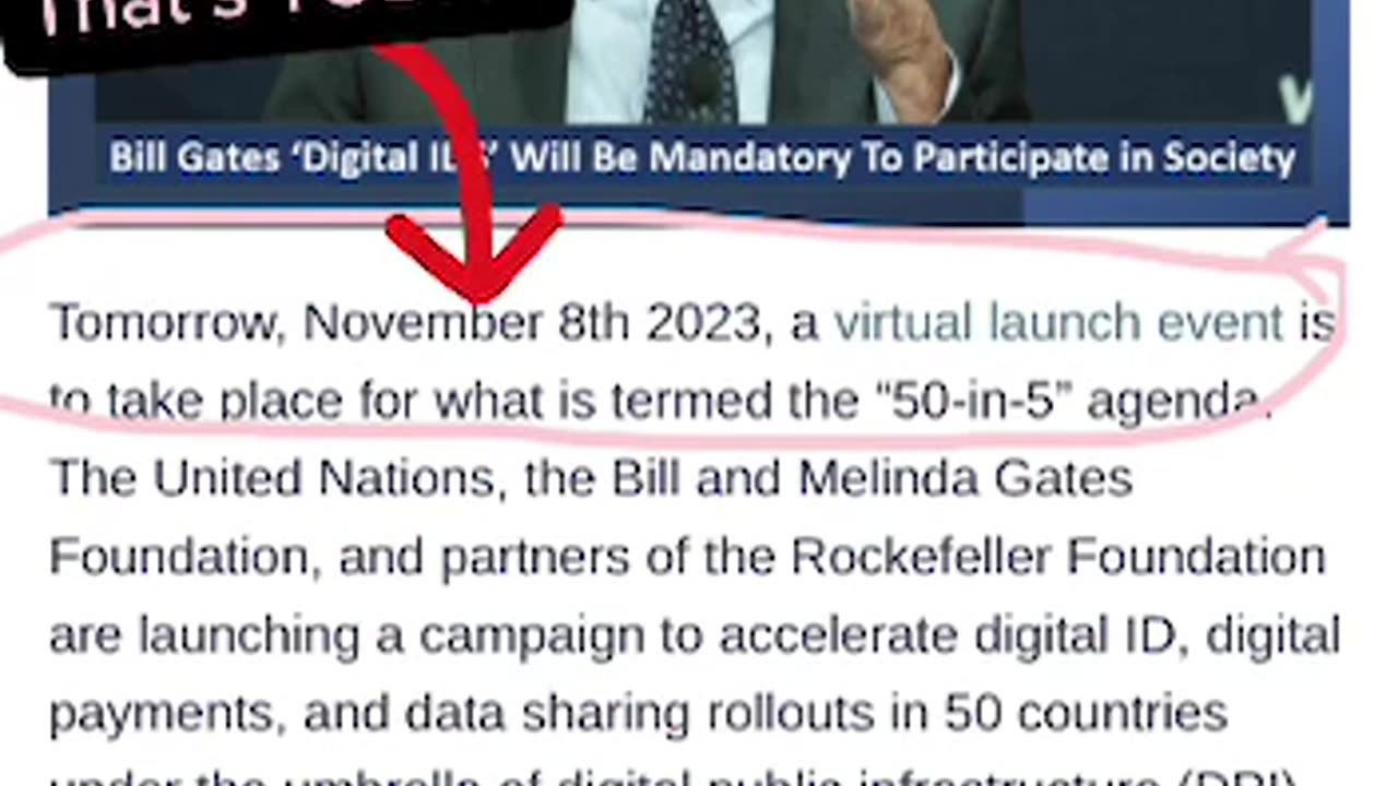 NO LONGER A CONSPIRACY THEORY: MANDATORY DIGITAL ID LAUNCHED YESTERDAY (NOV 8, 2023